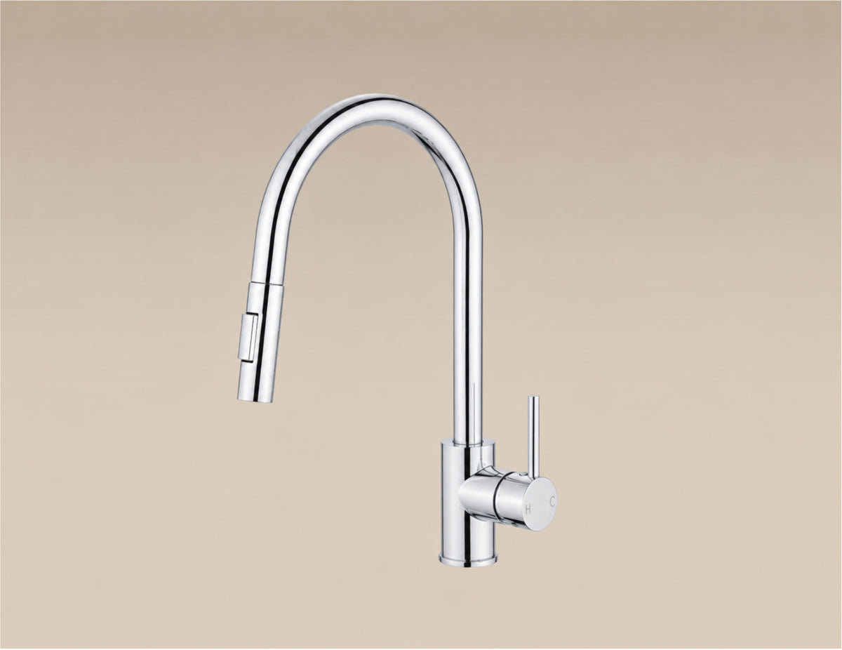 ROBINET DE CUISINE À BEC RÉTRACTABLE