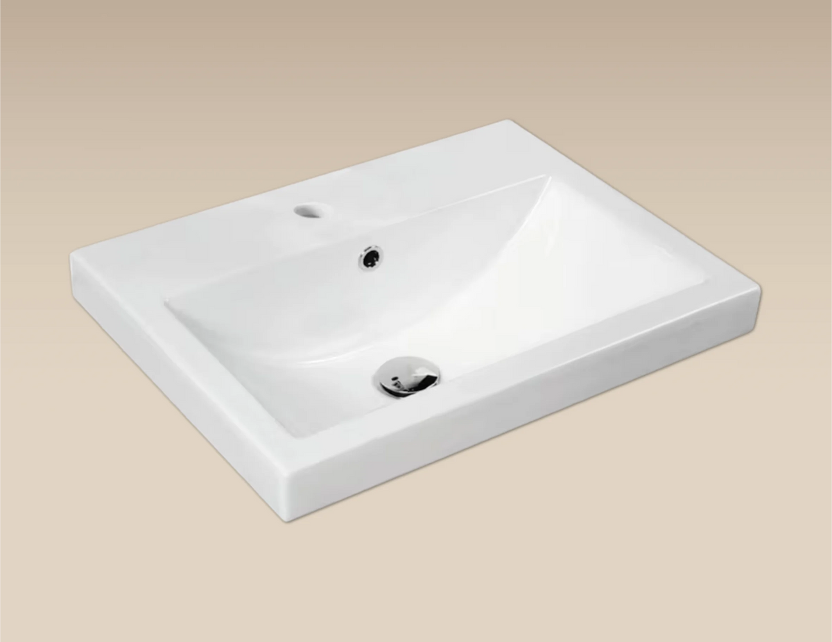VASQUE SEMI-ENCASTRÉ RECTANGULAIRE