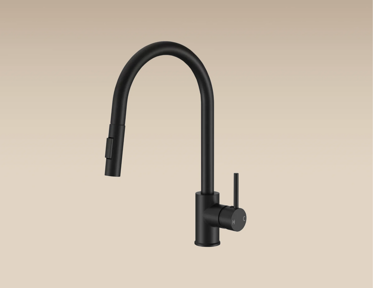 ROBINET DE CUISINE À BEC RÉTRACTABLE