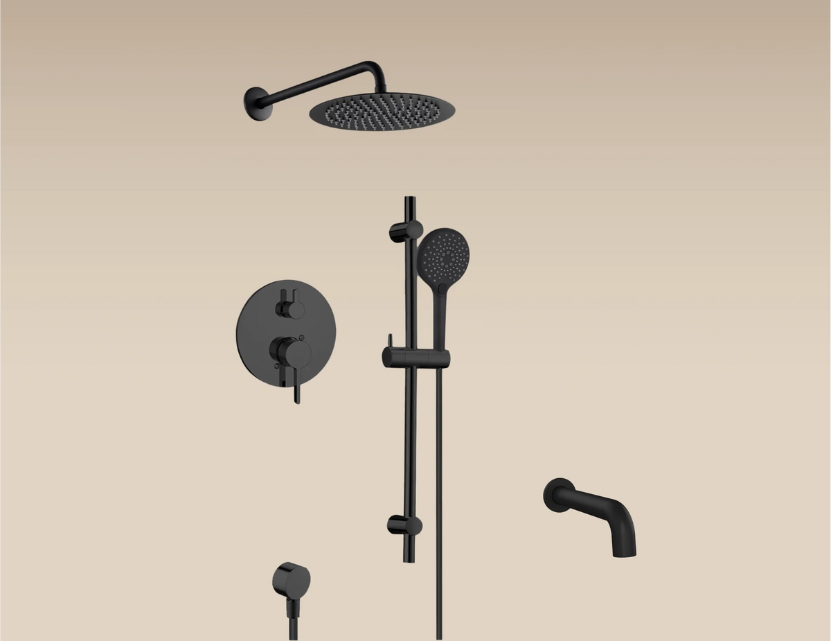 ROBINET DE DOUCHE ARRONDI AVEC DOUCHETTE